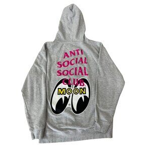 Anti Social Social Club X Mooneyes Stacked Grey Hoodie CPFM TS FW21